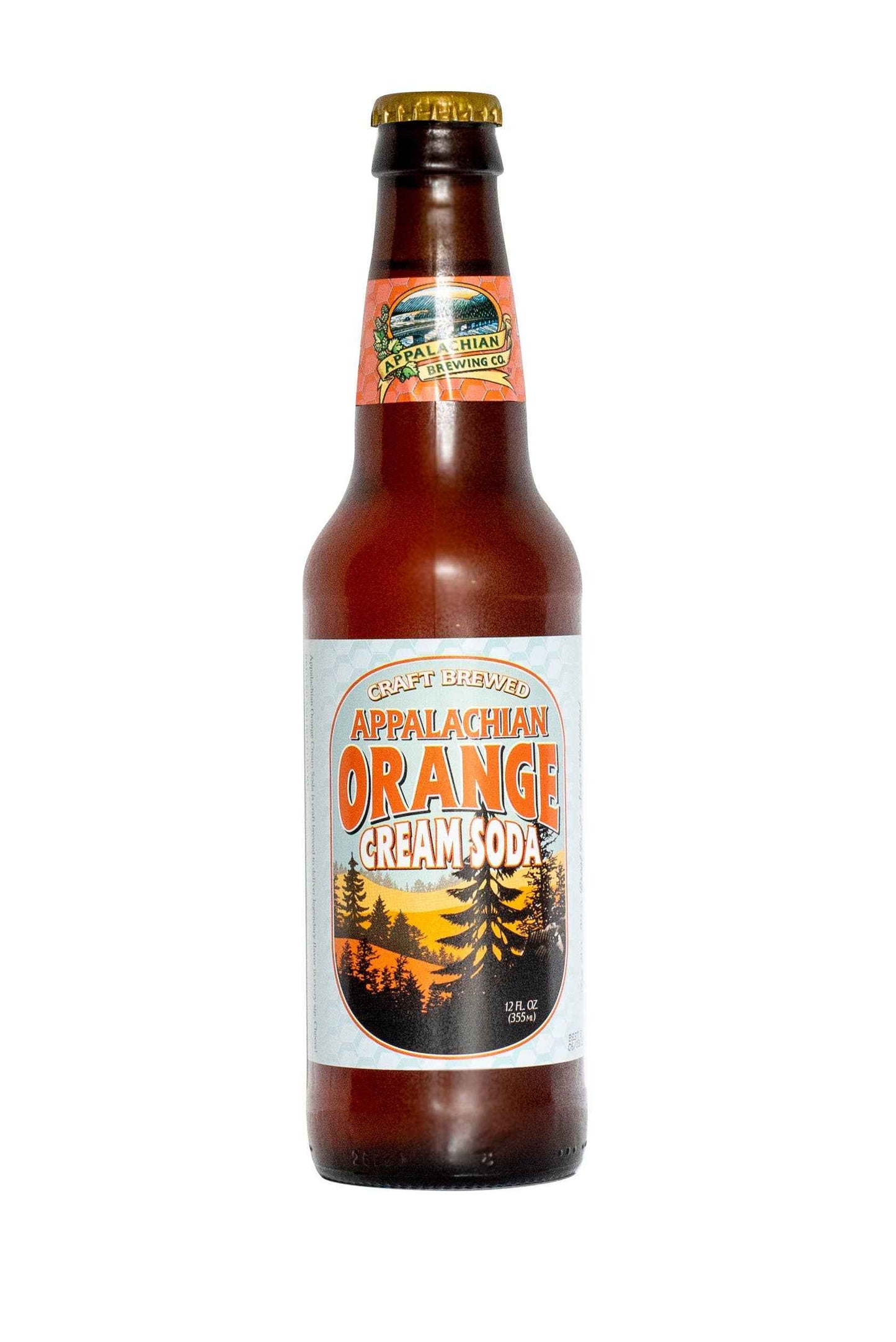 Appalachian Orange Cream Soda, 12oz Glass Bottle 12ct