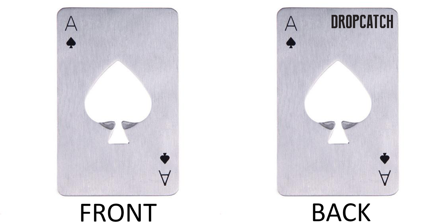Ace Of Spades Bottle Opener