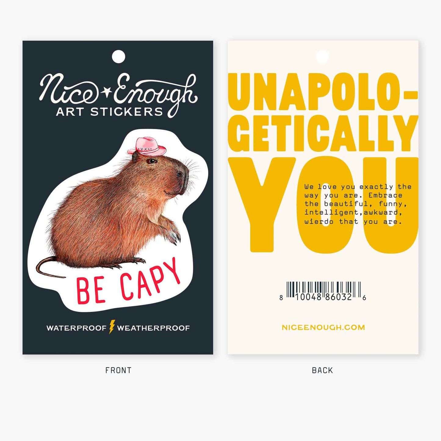 Capy - 3" Art Sticker
