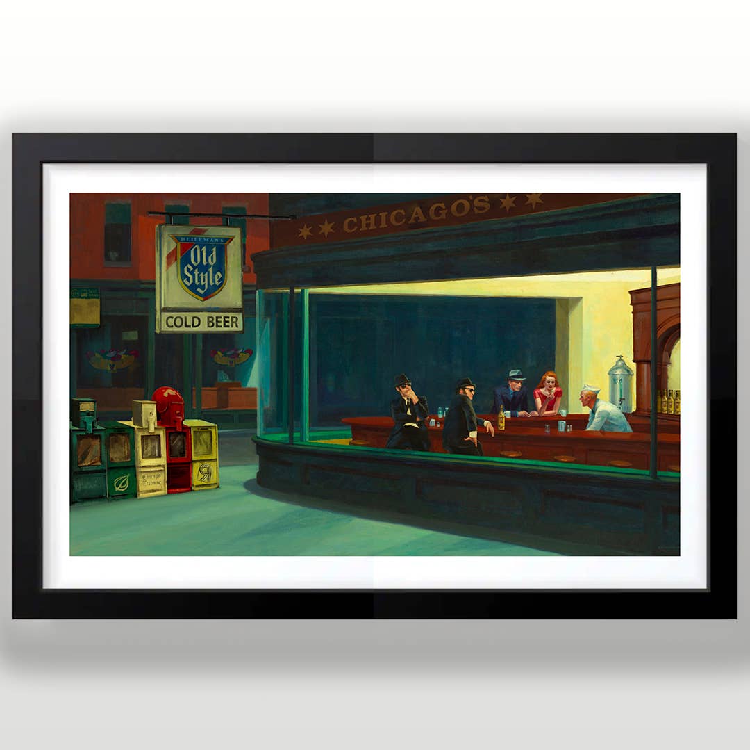 Chicago Nighthawks 11 x 17 print