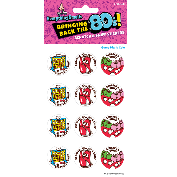 Game Night Cola EverythingSmells Scratch & Sniff Stickers