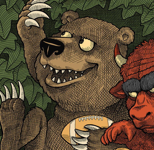 Where da Wild Teams Are 11 x 17 print