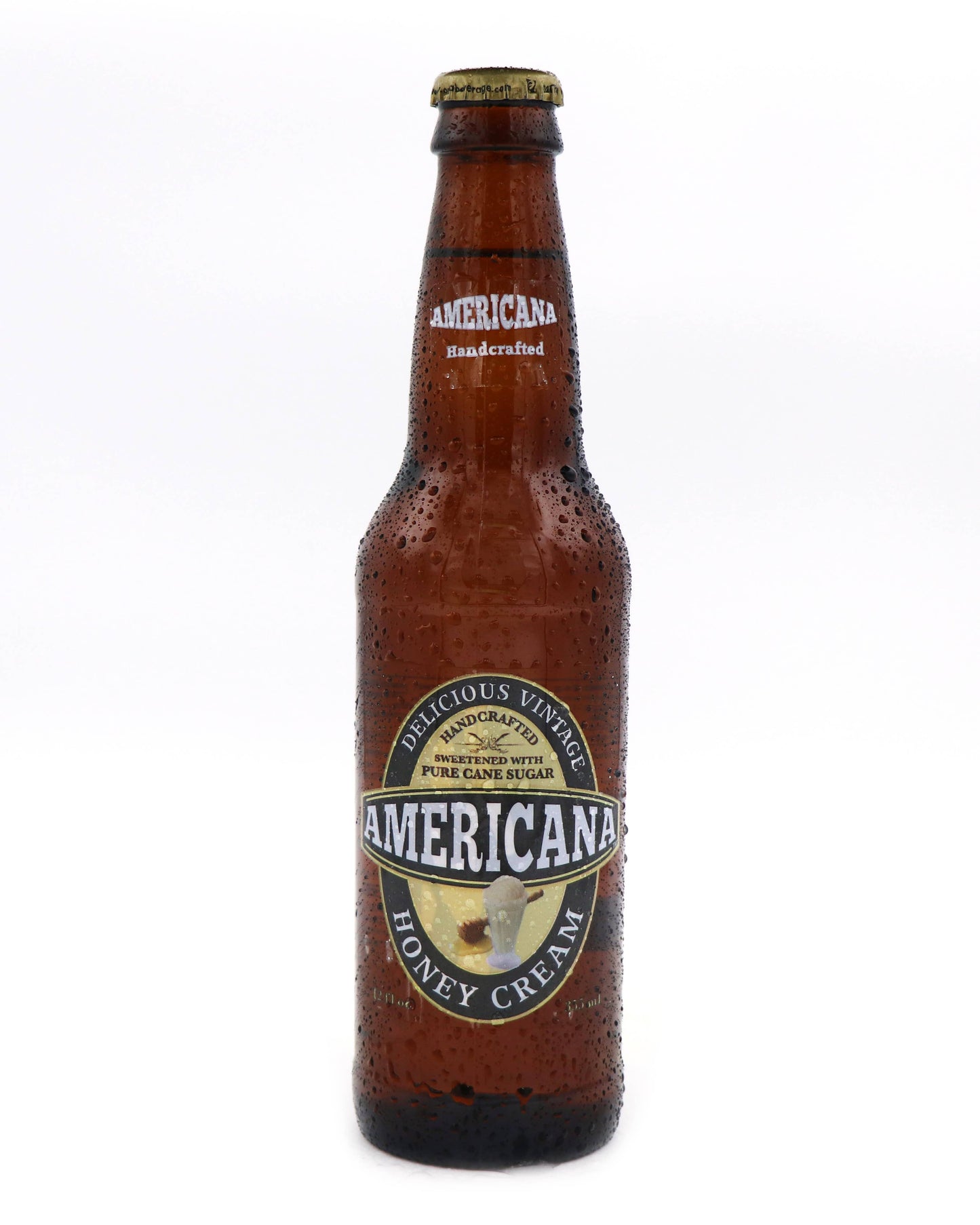 Americana Honey Cream Soda, 12oz Glass Bottle