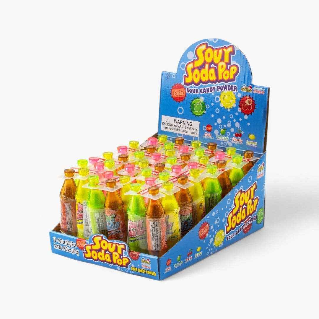 Kidsmania Sour Soda Pop Sour Candy Powder 12Ct