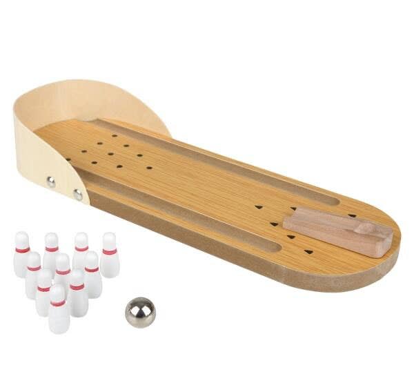 Mini Bowling Game - Marble and Pins - Tabletop Small Replic