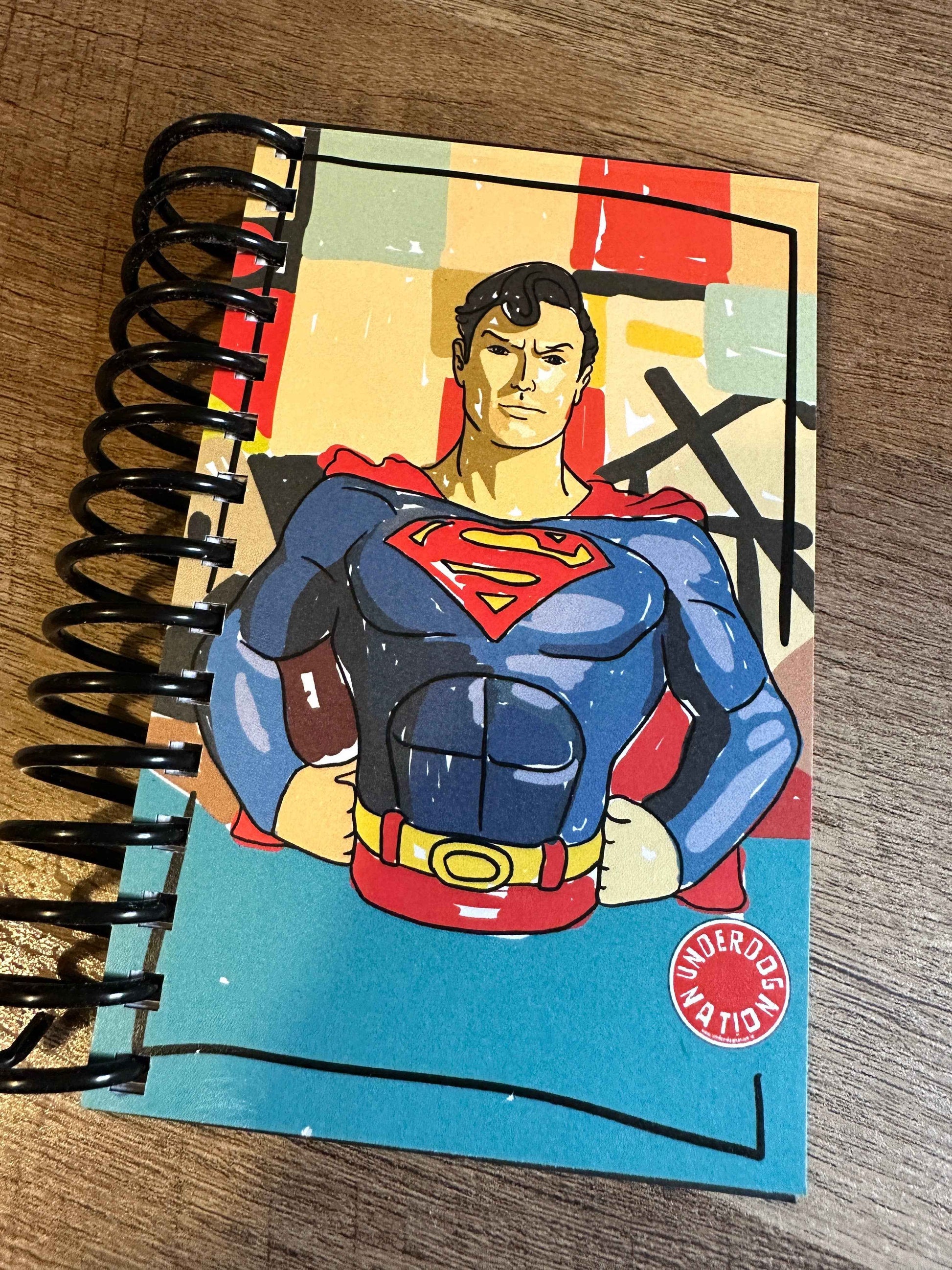 Superman Piggy Bank Mini Notebook