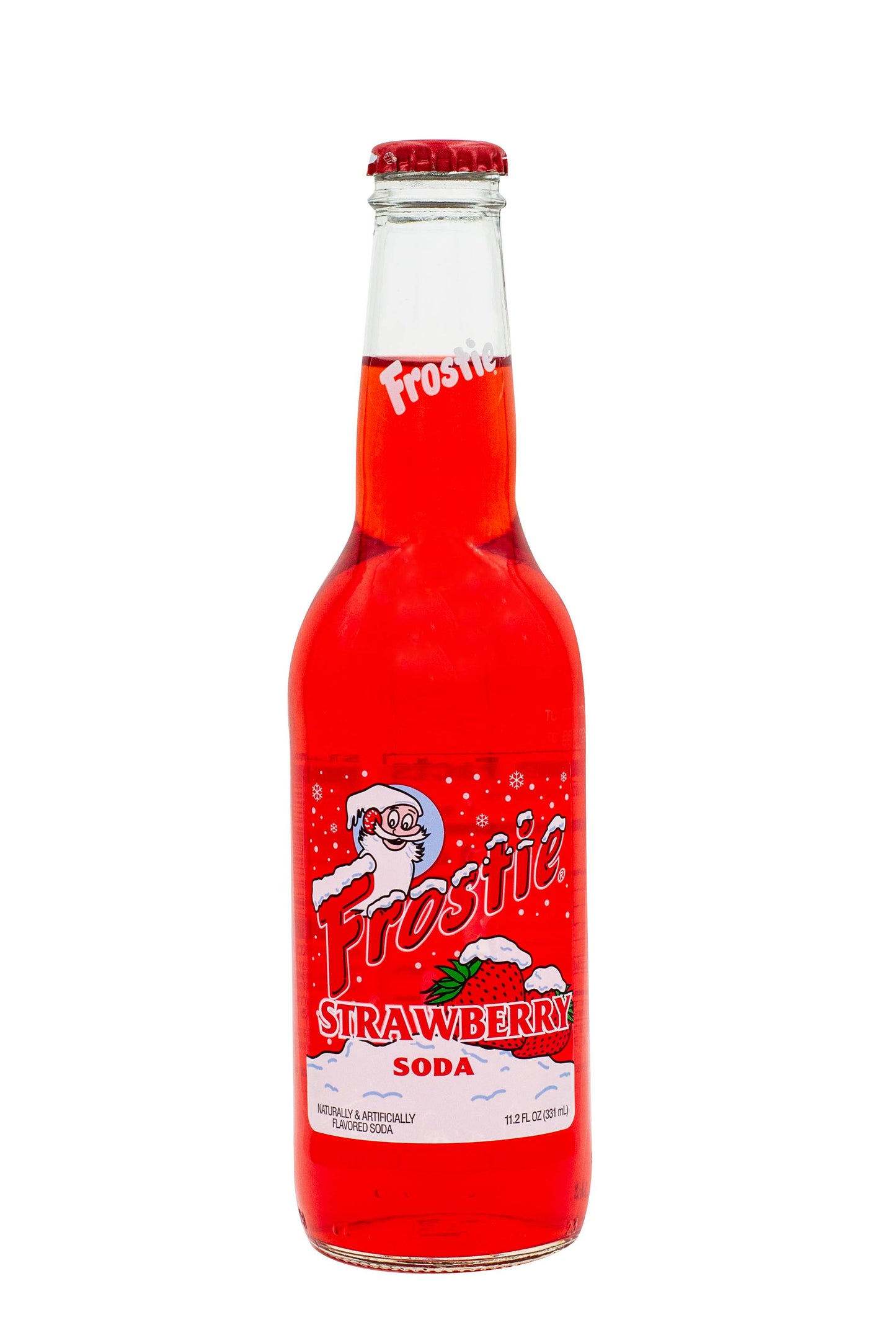 Frostie Strawberry Soda, 12oz Glass Bottle