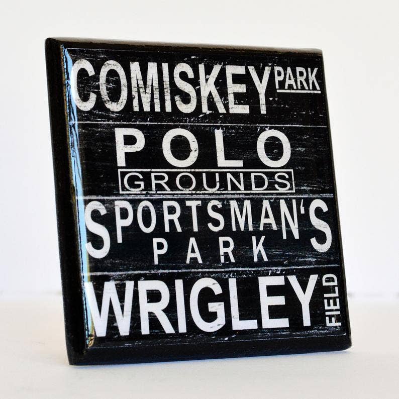 Play Ball: Classic Baseball Field Drink Coaster Set