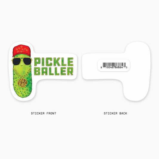 Pickle Baller - 3" Art Sticker