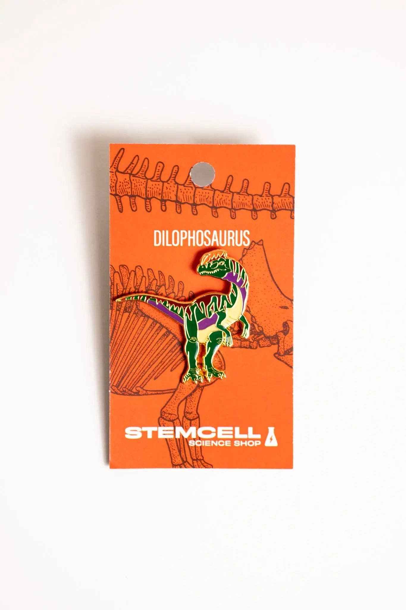 Dilophosaurus Enamel Pin (Dilophosaurus wetherilli)