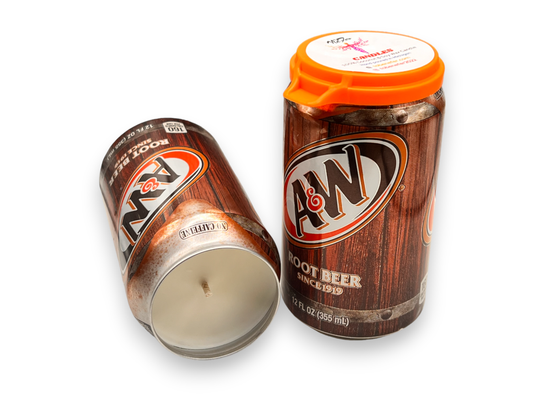 Soda Candle – Classic A&W Root Beer in Iconic Can