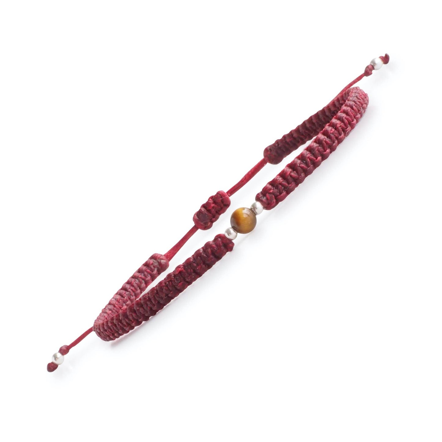 Men's Tiger Eye Macrame Beaded Bracelet | Gifts for Men