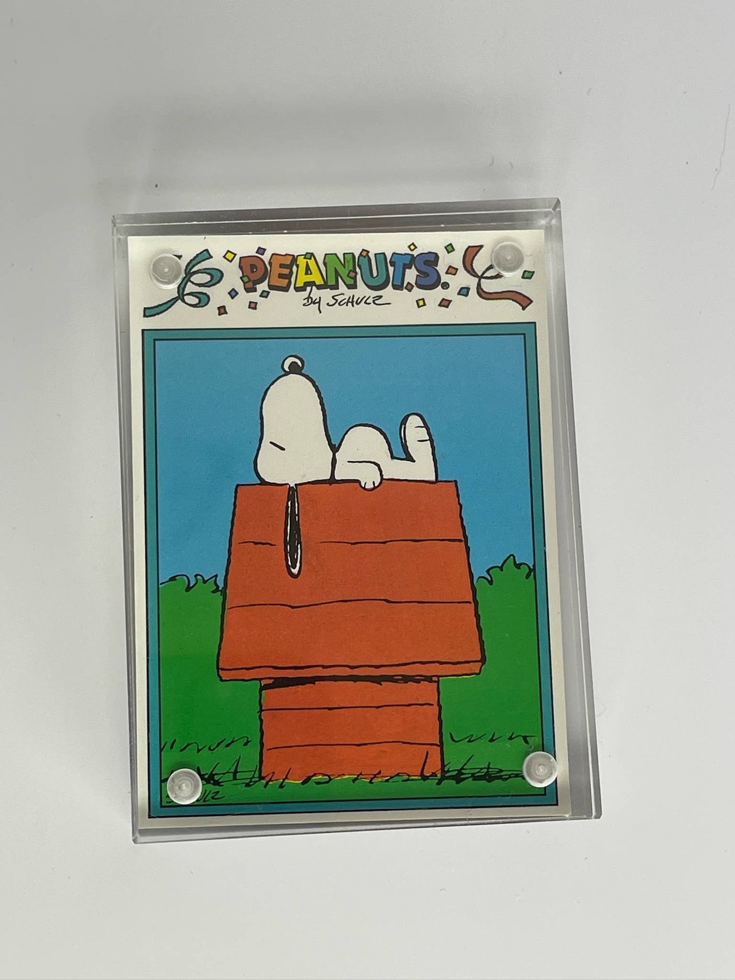 Vintage Snoopy + Peanuts Framed Trading Cards