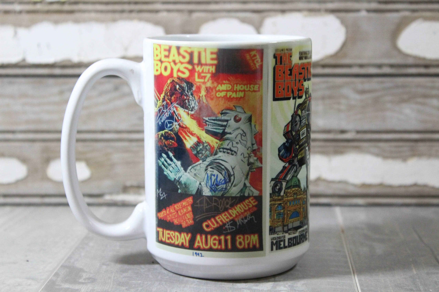 The Beasty Boys Concert Poster// 15oz Ceramic Coffee Mug