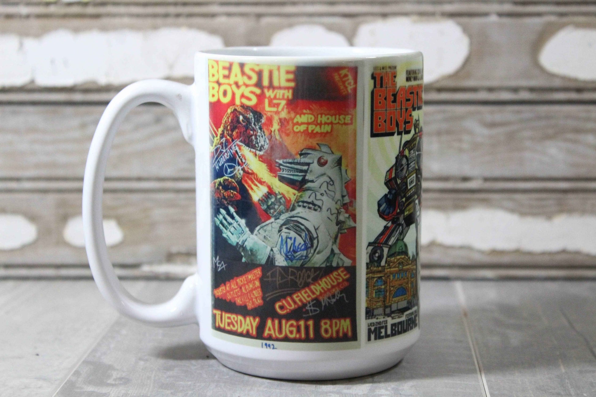 The Beasty Boys Concert Poster// 15oz Ceramic Coffee Mug