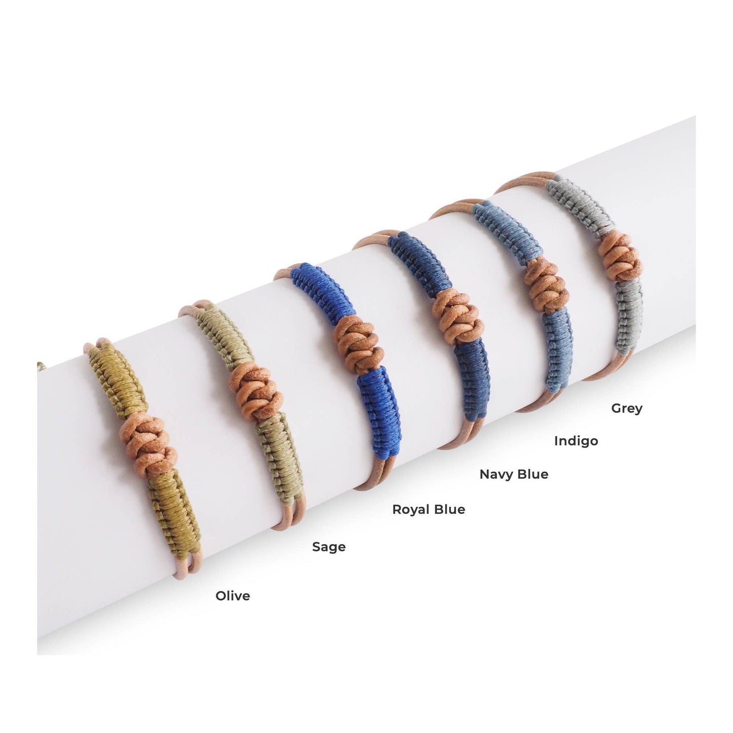 Men's Knot Bracelet | Leather Bracelet | Adjustable Bracelet
