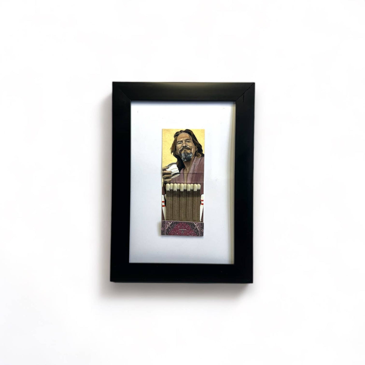 Big Lebowski The Dude White Russian Framed