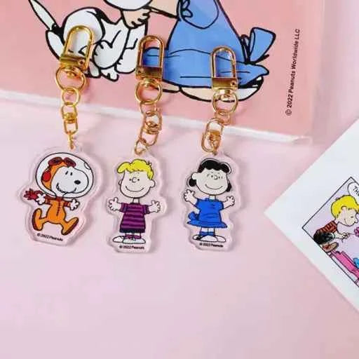 Peanuts Snoopy & Friends Random Key Chain Ring-Bag charm