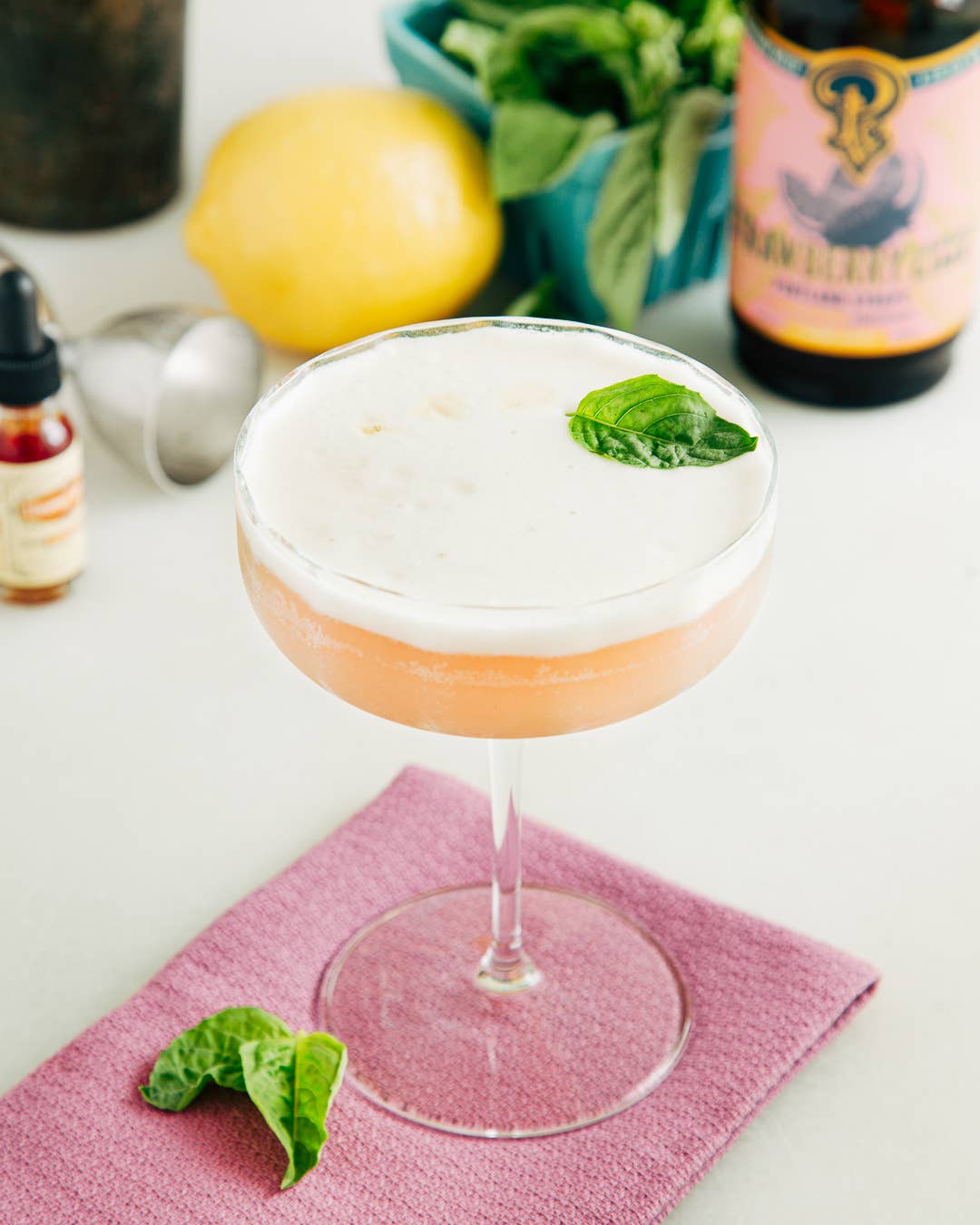 Strawberry Lemon Lime Syrup 3.4oz  - cocktail / mocktail mix
