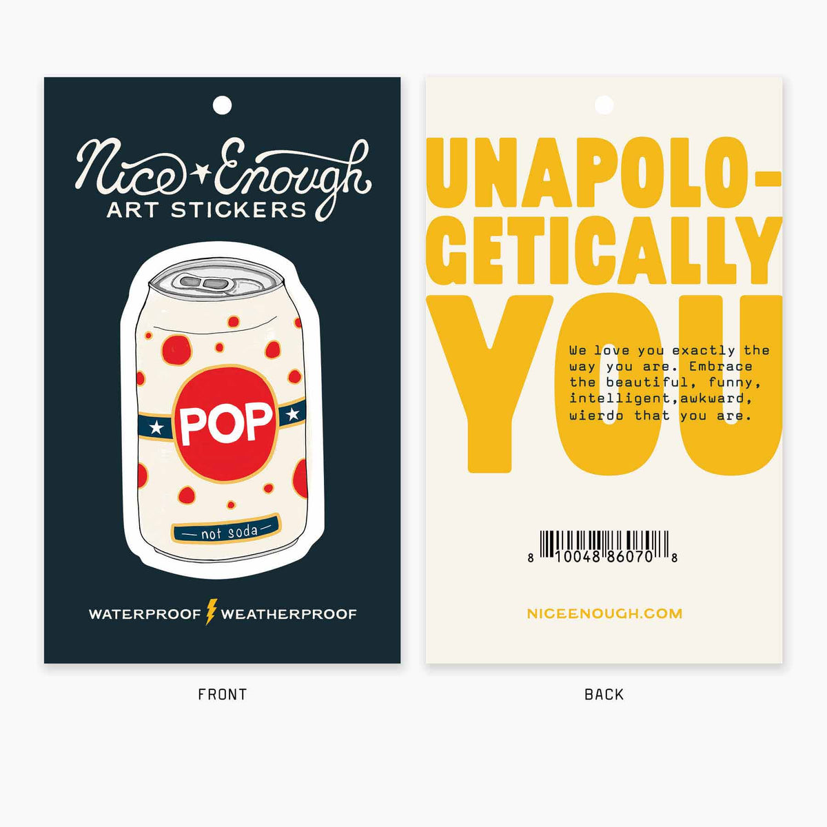 Pop - 3” Art Sticker