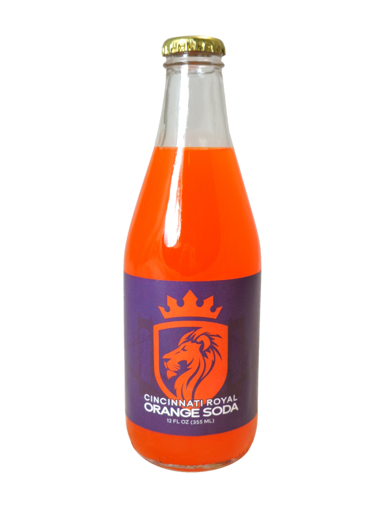 Cincinnati Royal Orange Soda, Glass Bottles