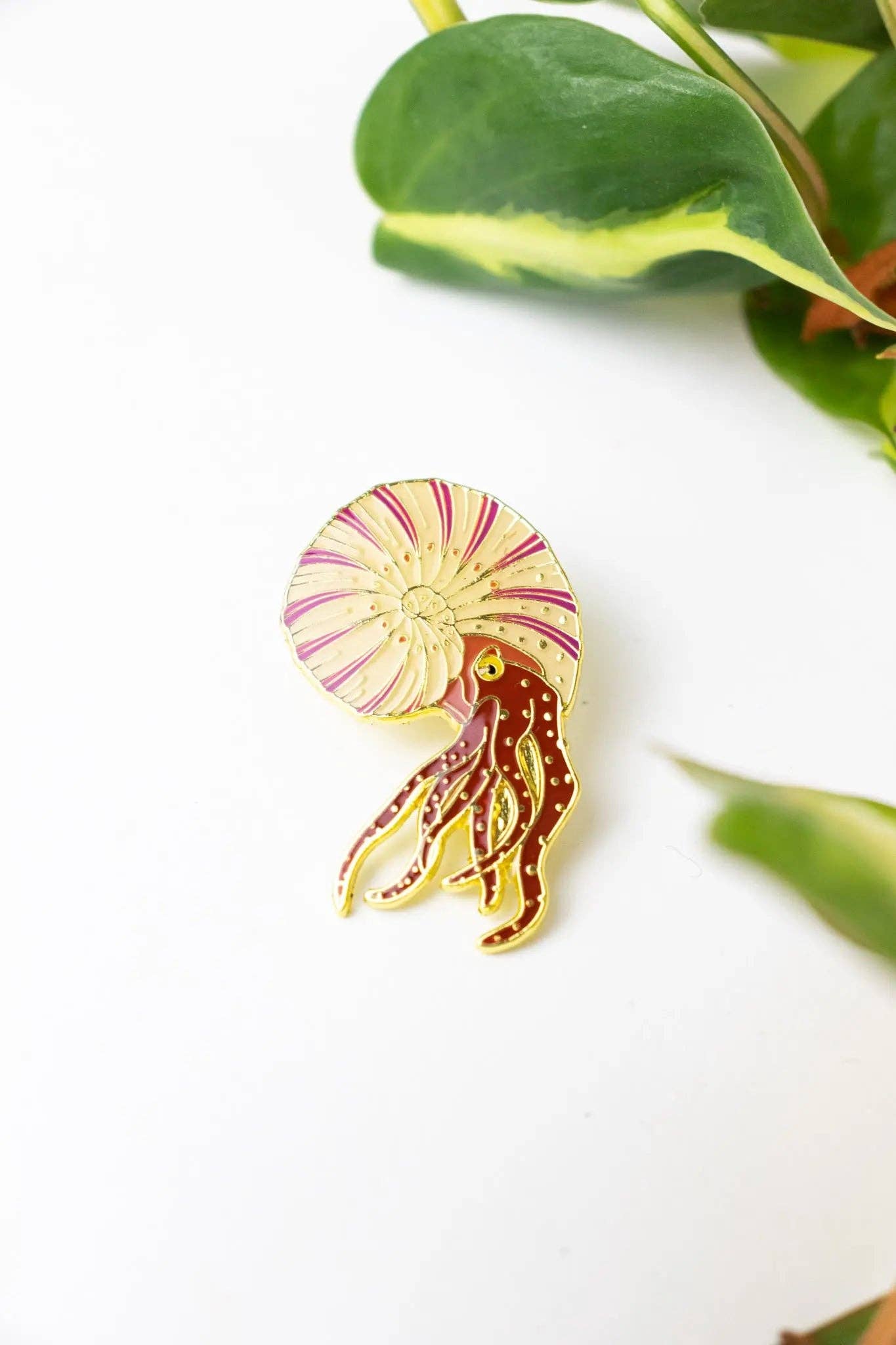 Ammonite Enamel Pin (Ammonoidea)