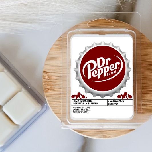 Dr Pepper Soda Can Soy Candle