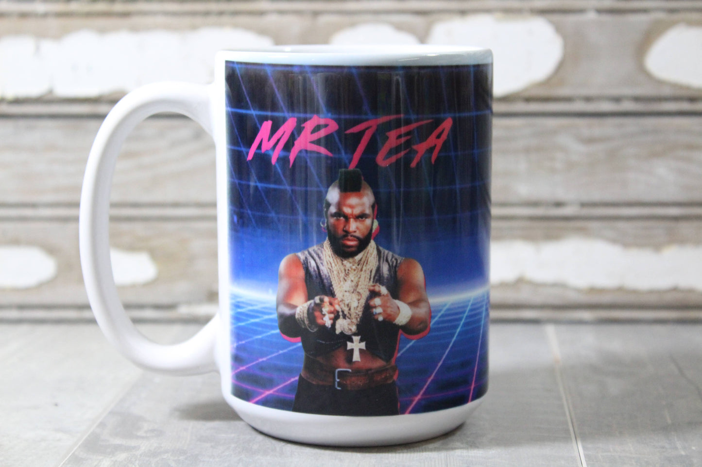 Retro Mr. Tea // 15oz Ceramic Coffee Mug