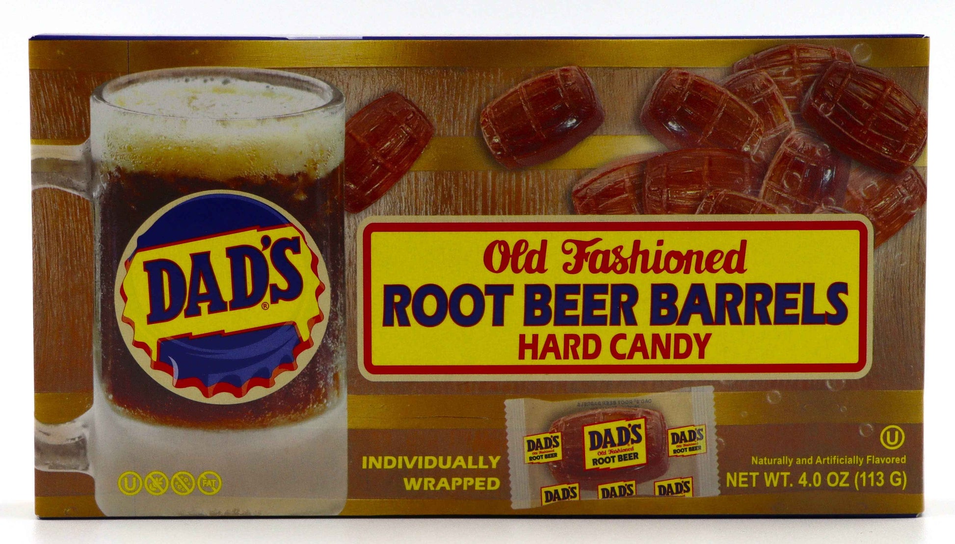 Dad's Root Beer Barrels Theater Box, 4oz, 12ct