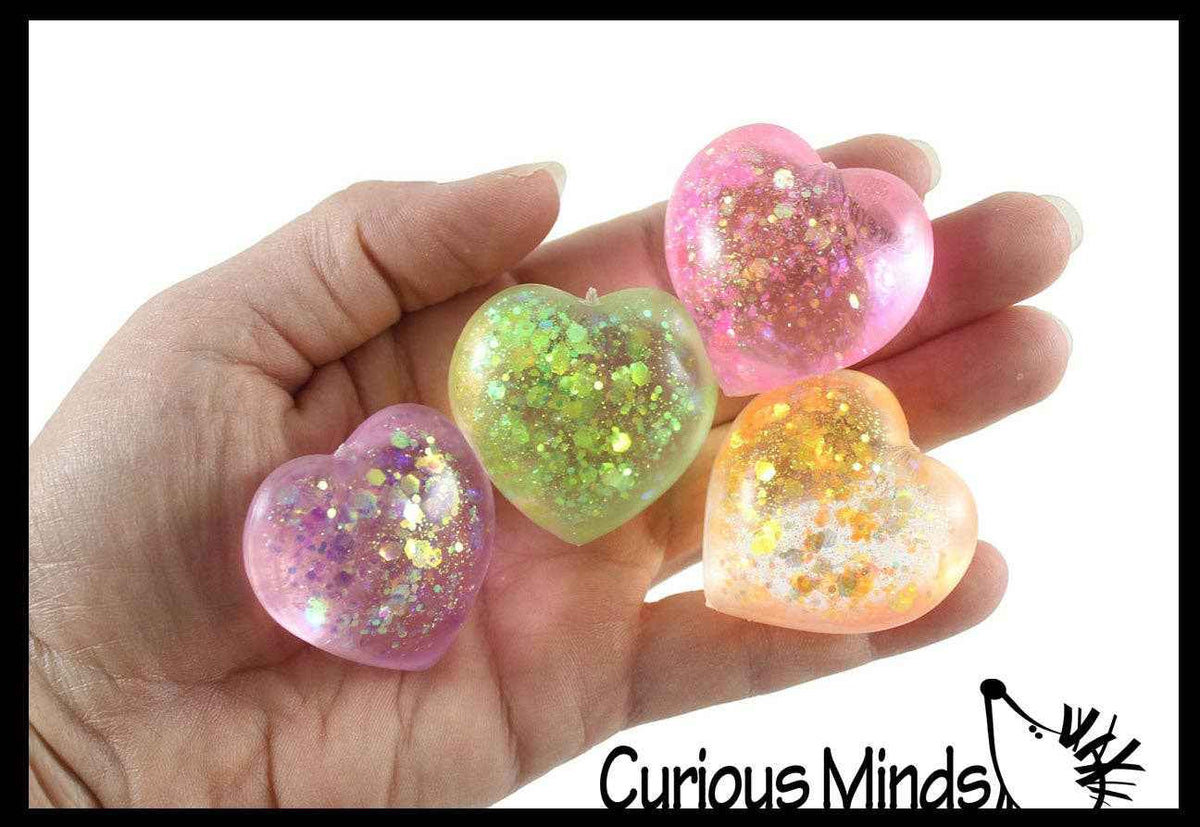 1 Small 1.5" Heart Sugar Ball -Thick Glue/Gel Syrup Molasses