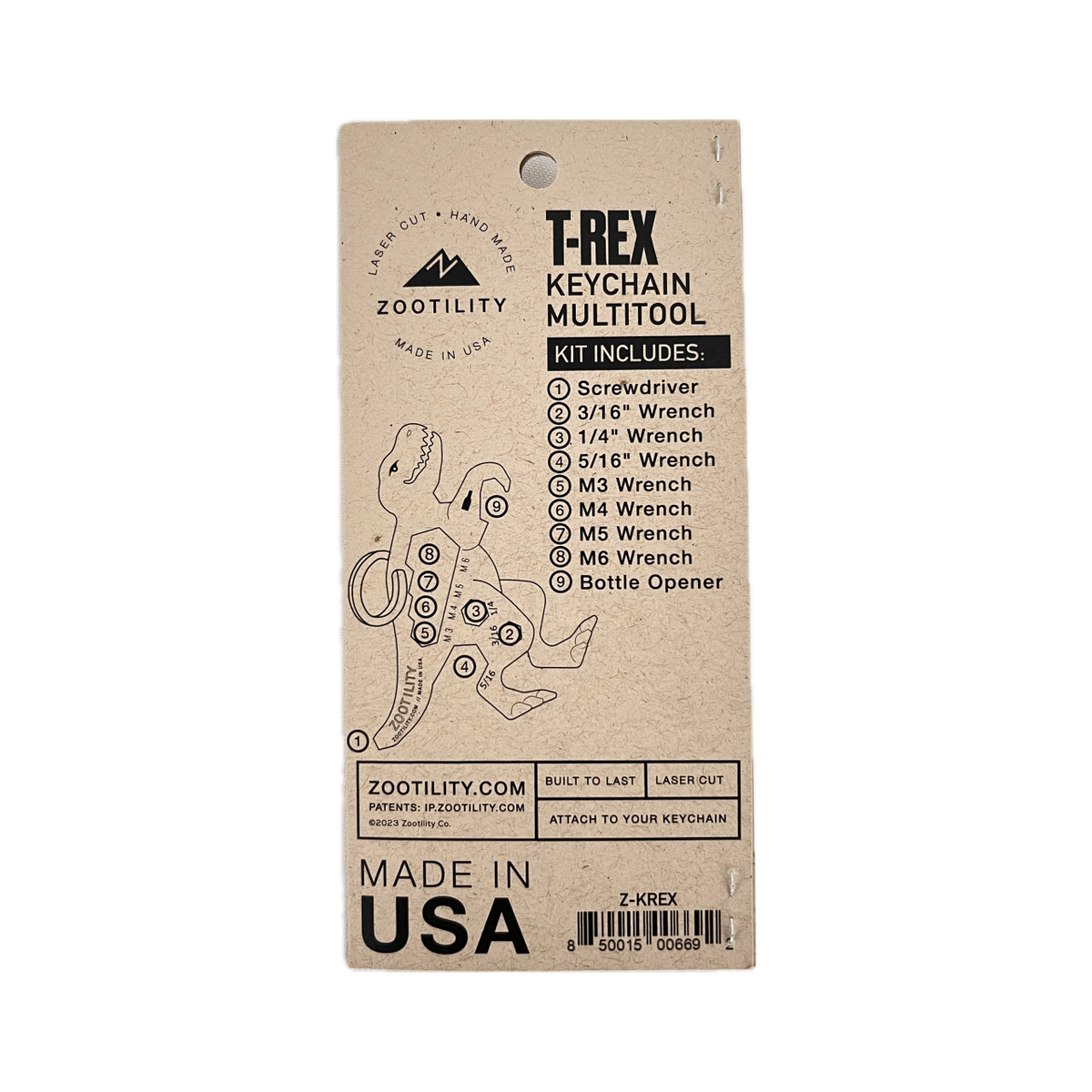 Key-Rex™ 9-in-1 Keychain Mult-Tool