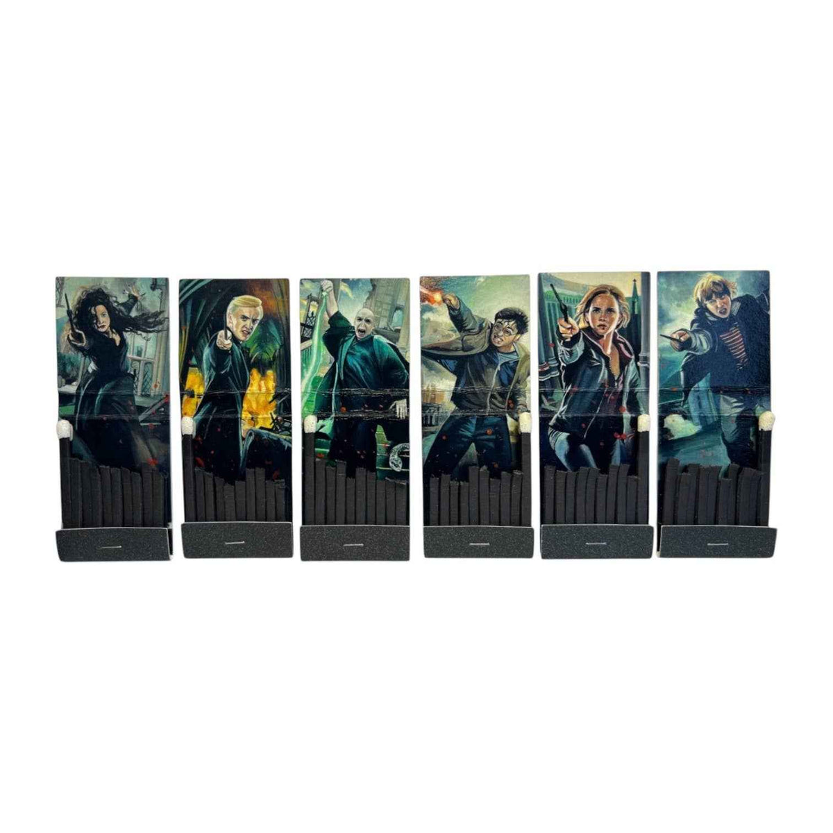 Harry Potter Set Matchbook Print  Framed 