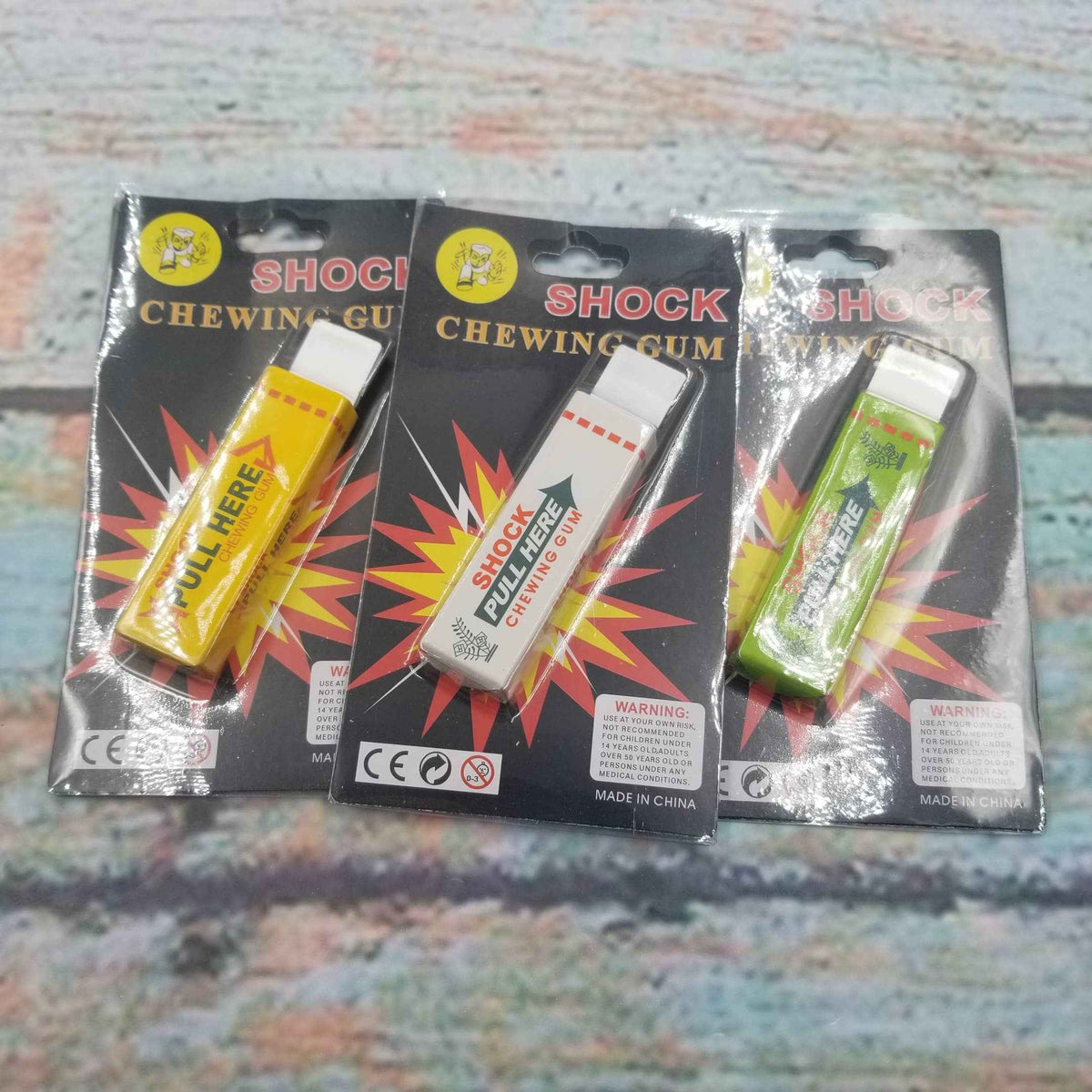 Electric Shock Chewing Gum Pull Head Shocking Toy