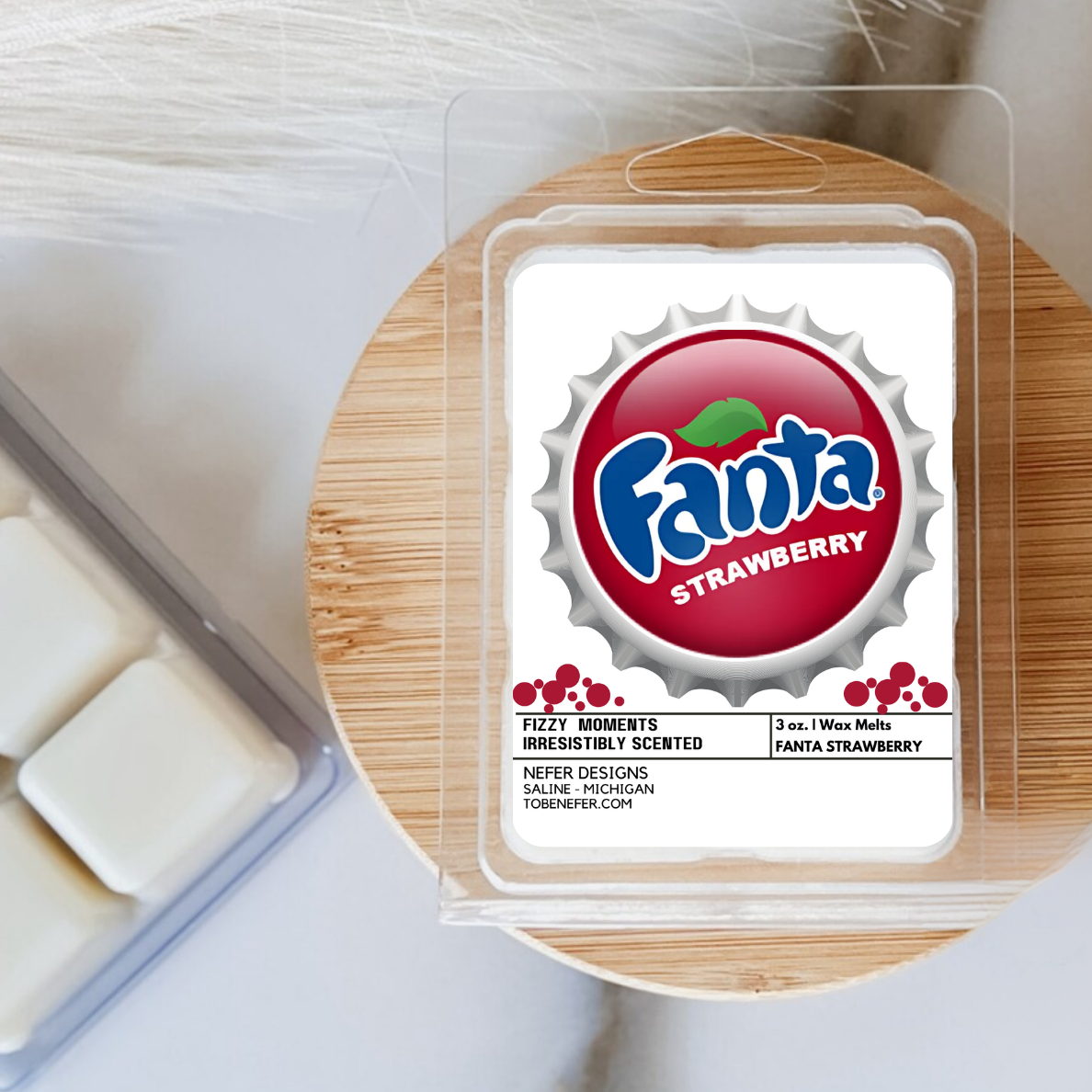 Fanta Strawberry Can Candle