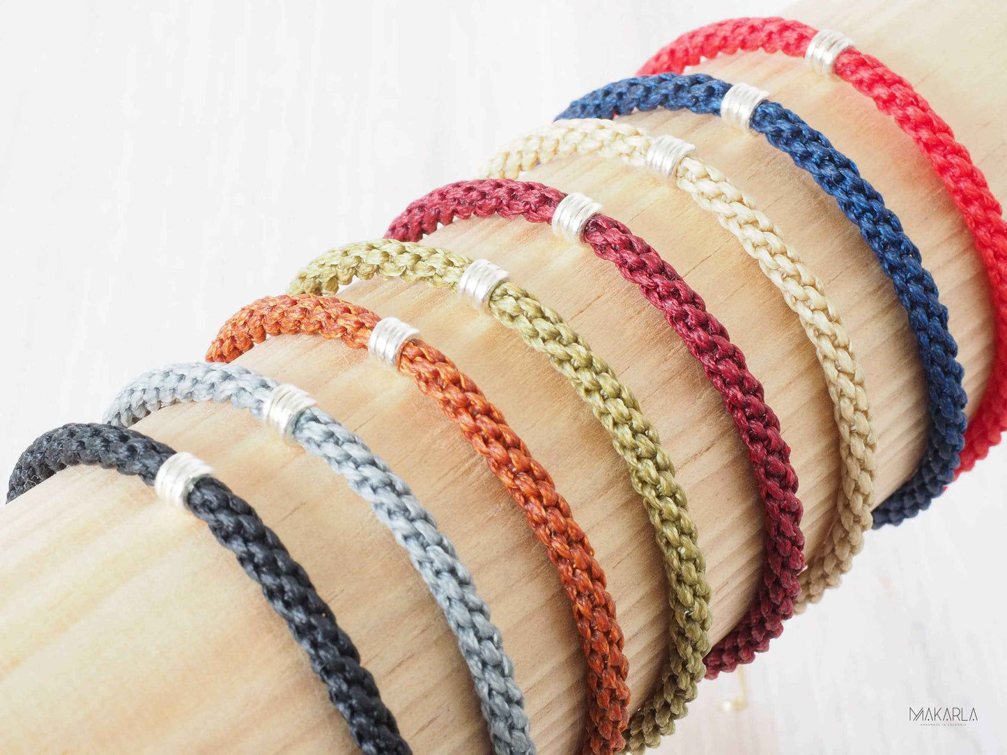 Men's Braided Bracelet | Rope Bracelet | Silver Bracelet |