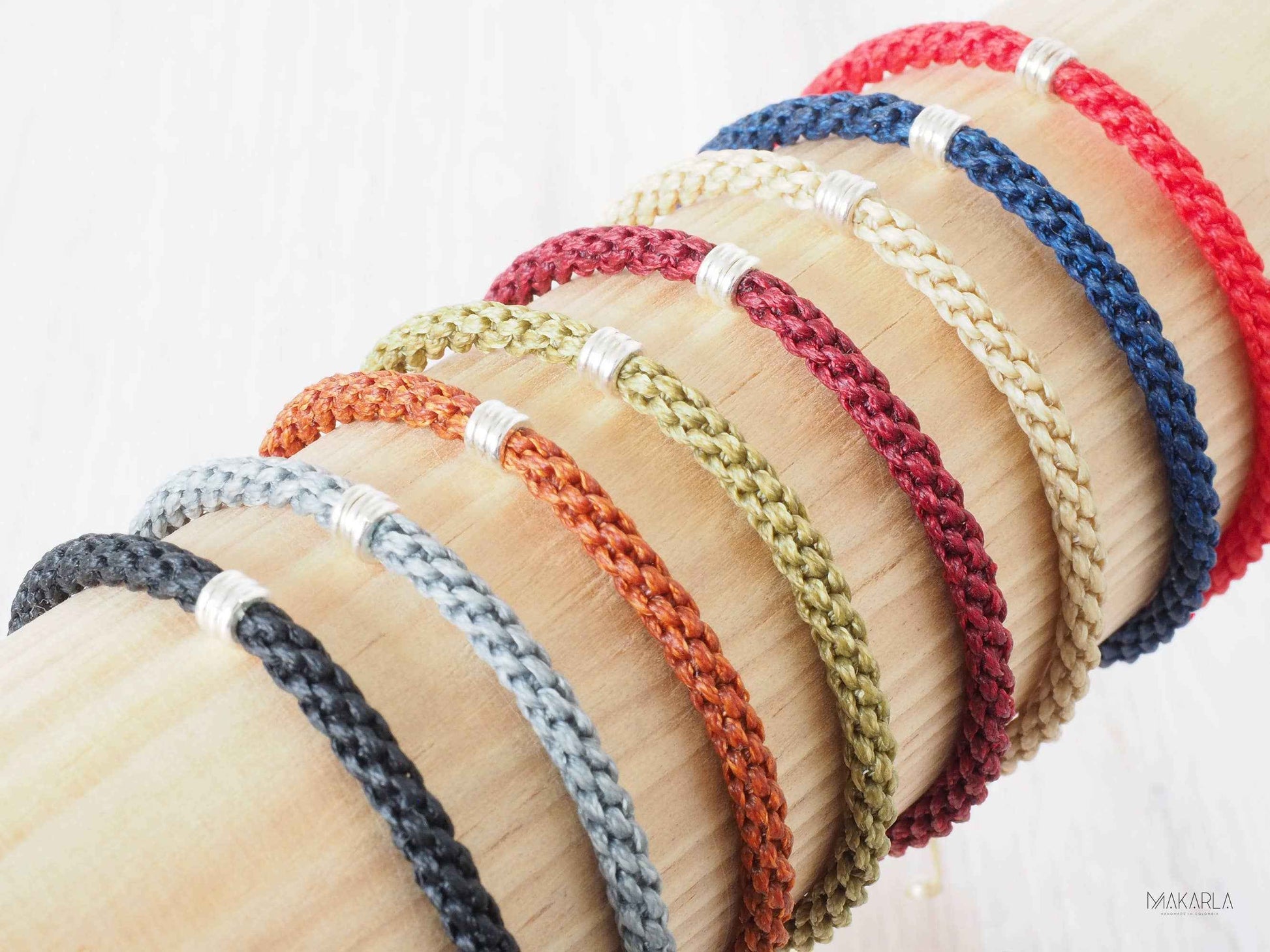 Men's Braided Bracelet | Rope Bracelet | Silver Bracelet |