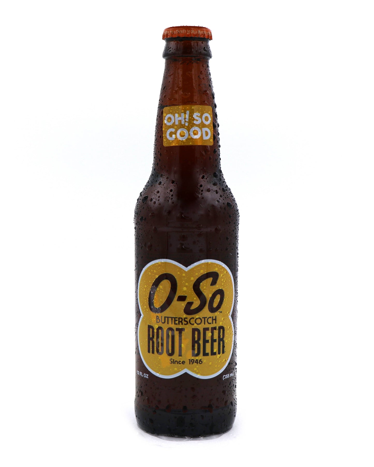 O-So Butterscotch Root Beer Soda