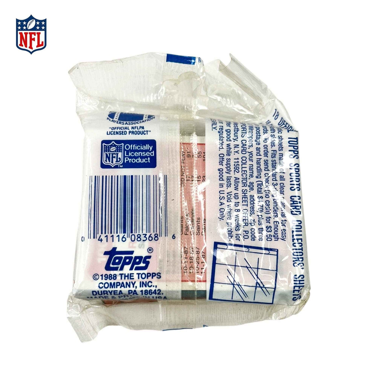 NFL 1988 Topps Football Jumbo Pack | 40 Cards