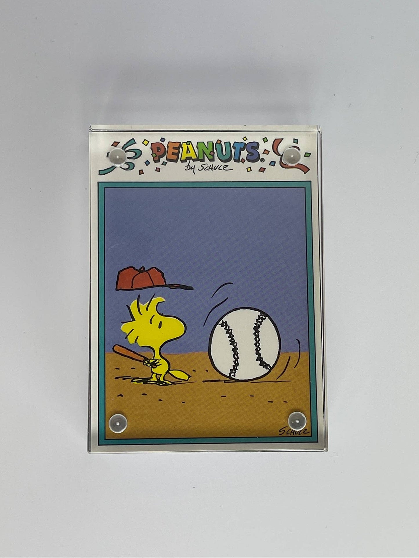 Vintage Snoopy + Peanuts Framed Trading Cards