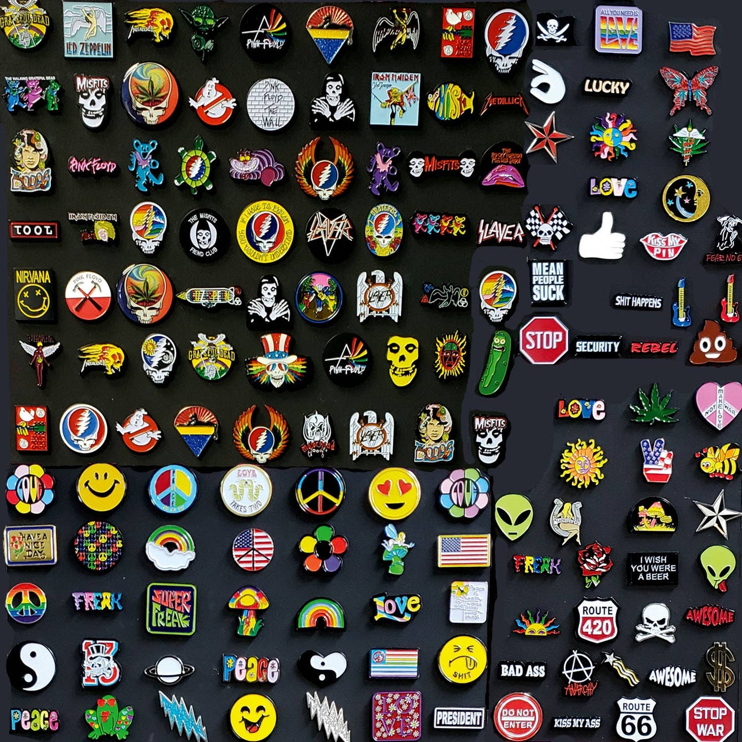 Retro Music and Pop Culture Enamel Pins