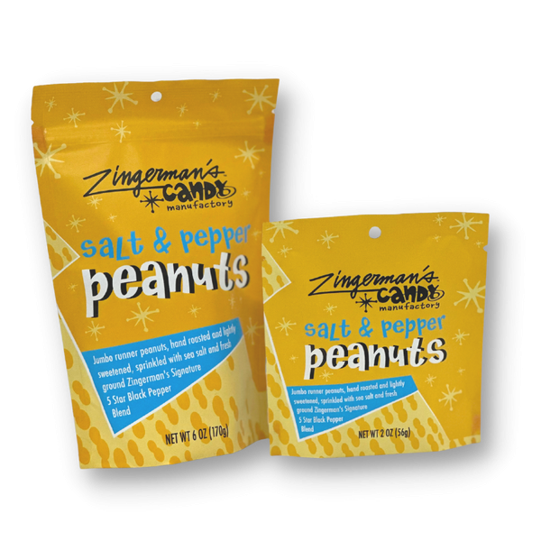 Salt & Pepper Peanuts - 2oz Pouch