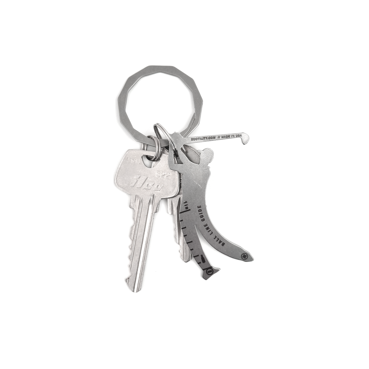 Golf Key 6-in-1 Keychain Multi-Tool