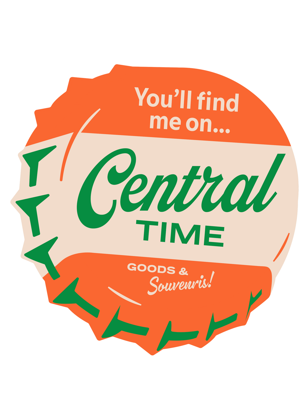 The Bottle Cap Sticker