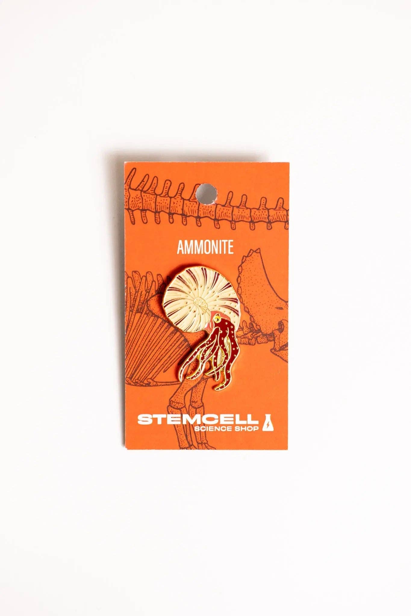 Ammonite Enamel Pin (Ammonoidea)