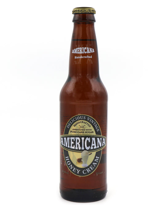 Americana Honey Cream Soda, 12oz Glass Bottle