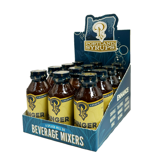 Ginger Syrup 3.4oz  - cocktail / mocktail beverage mixer