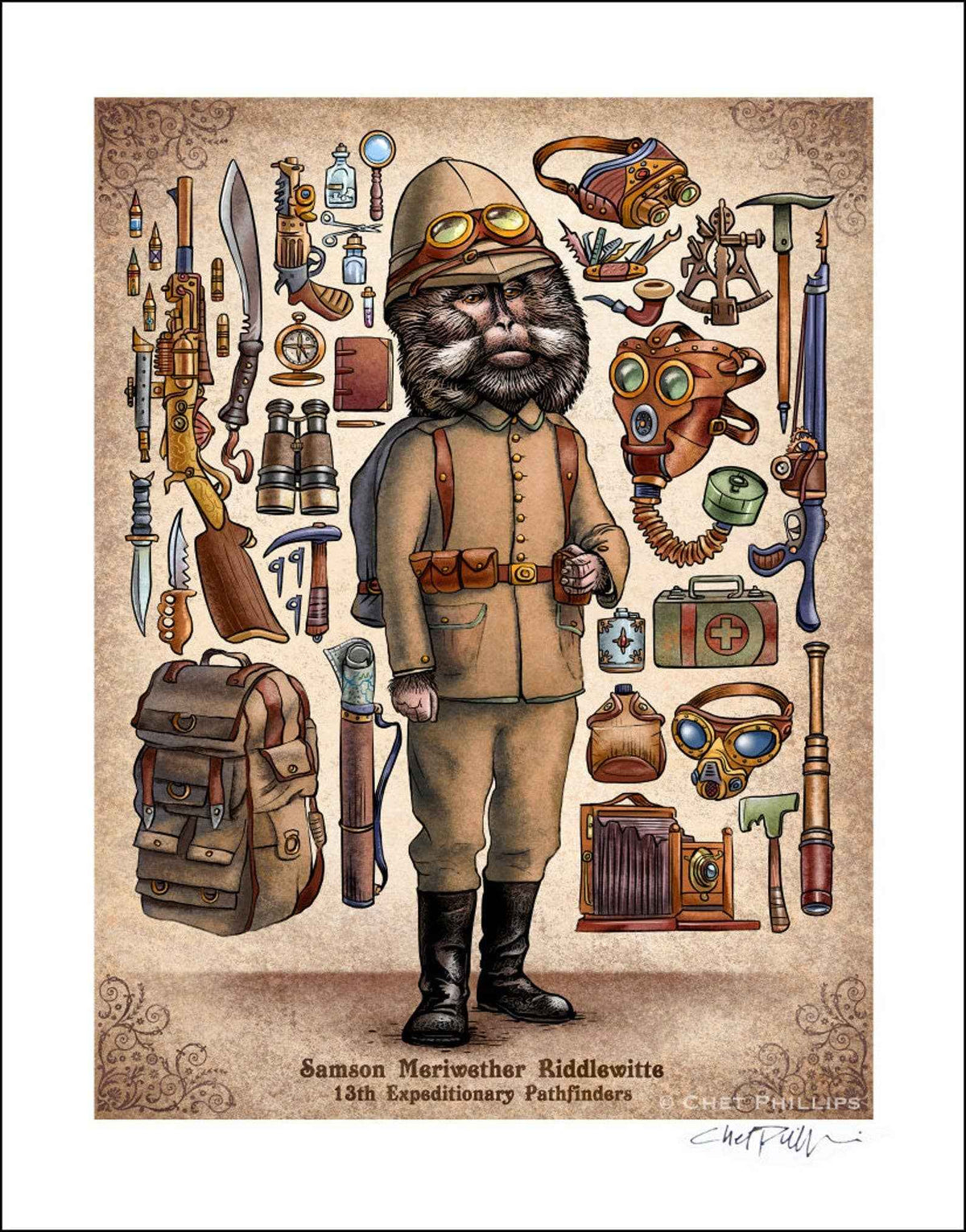 Samson Meriwether Riddlewitte - 11" x 14" print