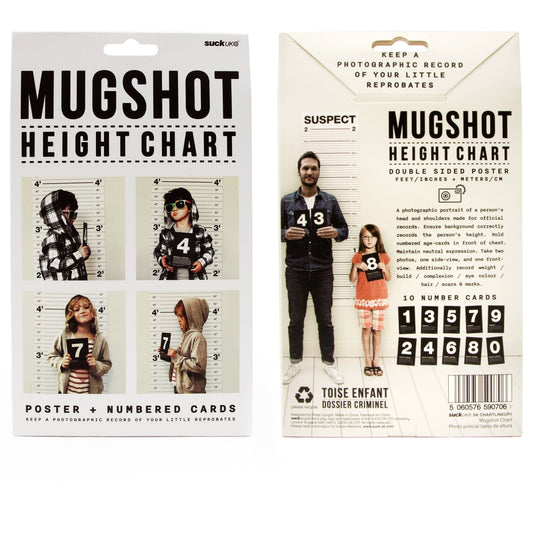 Mugshot Height Chart