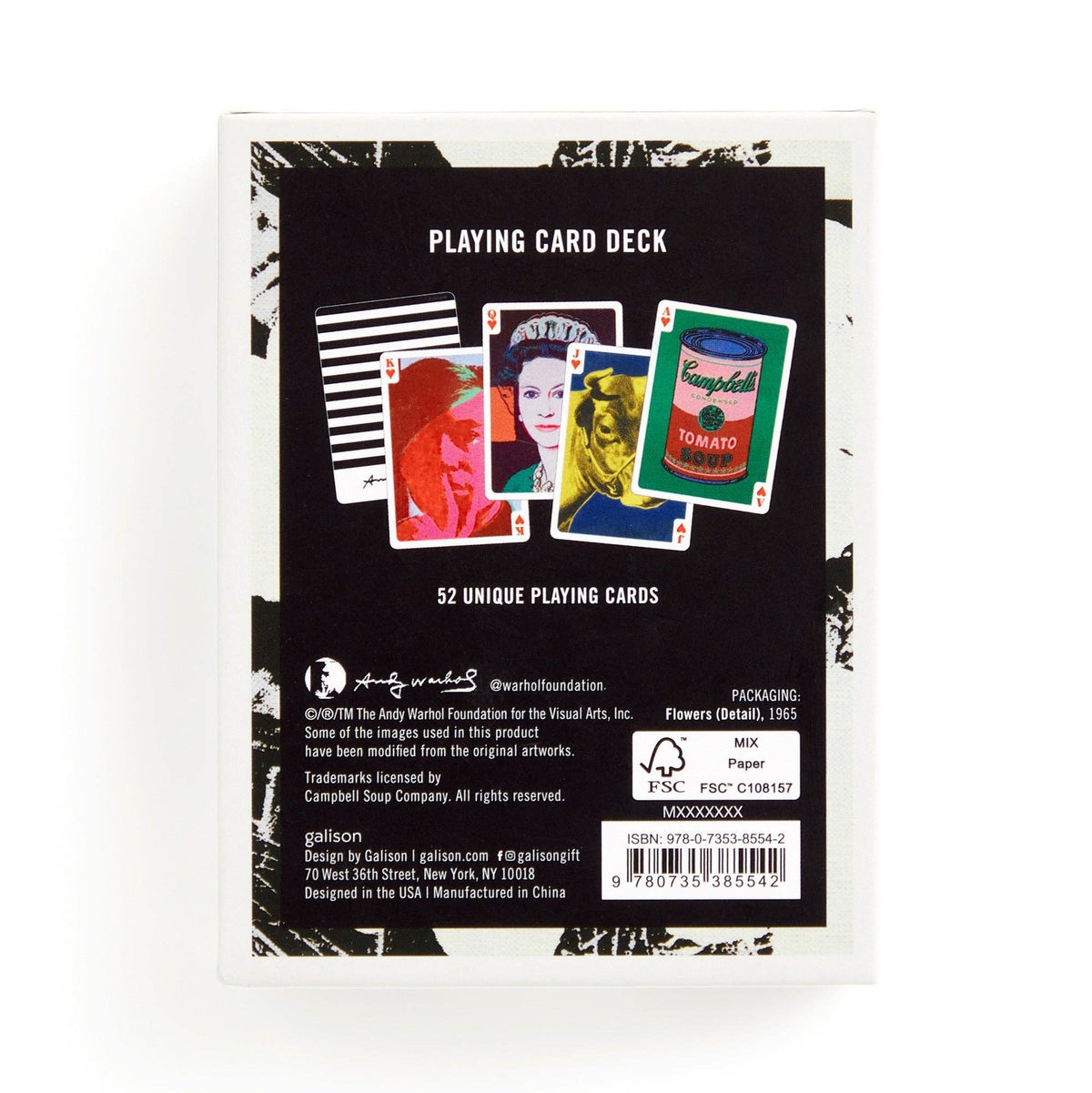 Warhol Pop Art Playing Card Deck