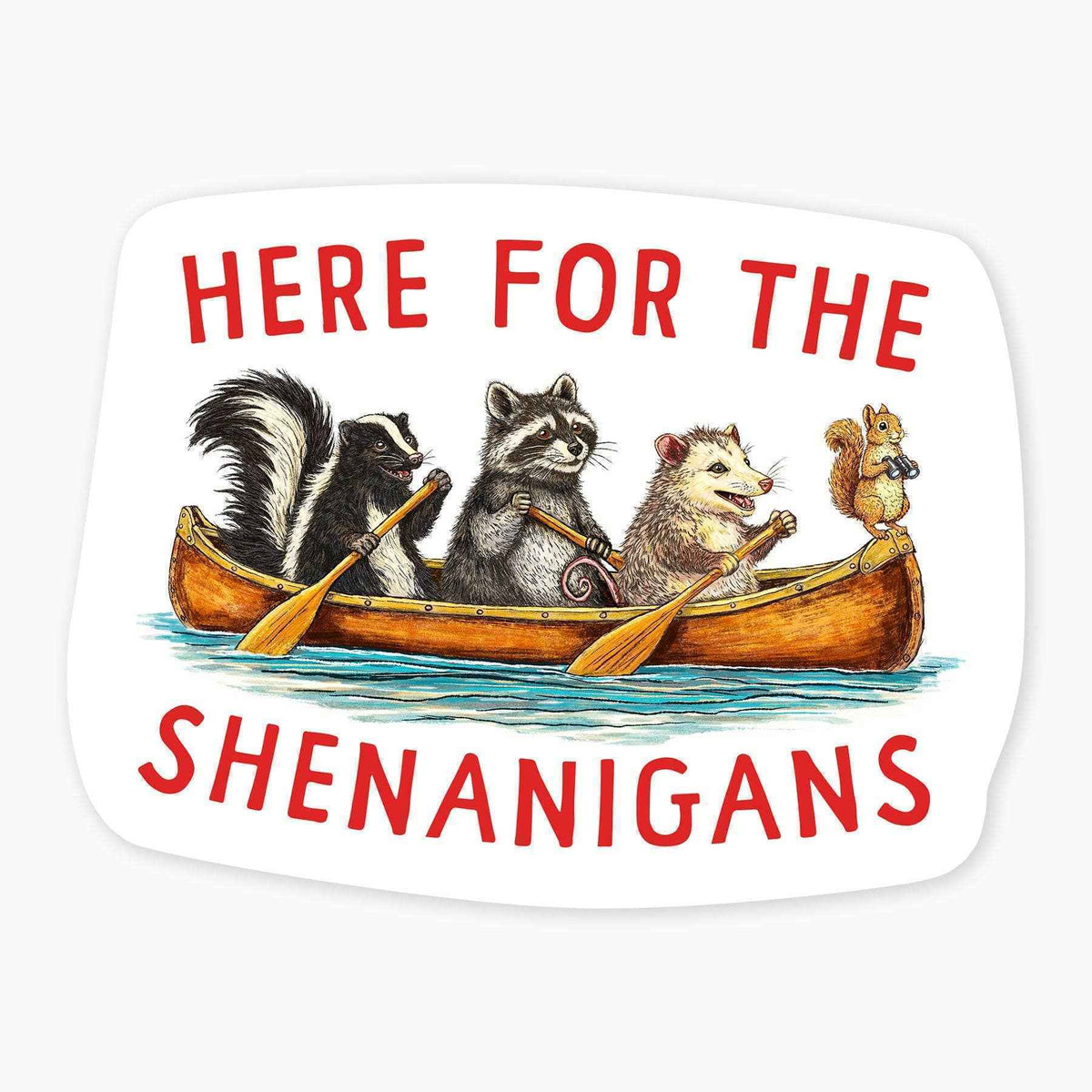 Shenanigans - 3" Art Sticker